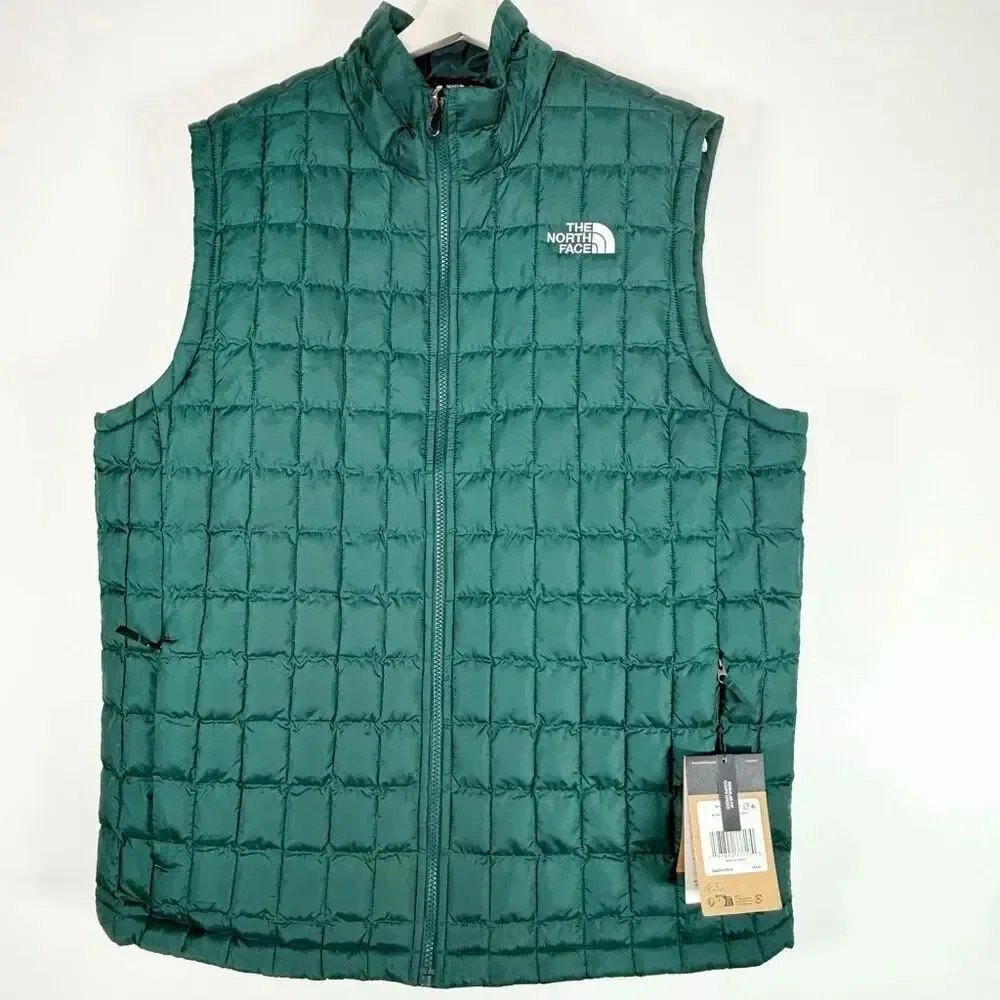The North Face Men’s Thermal Insulation Vest in Deep Nori/Siren Green Puffer US